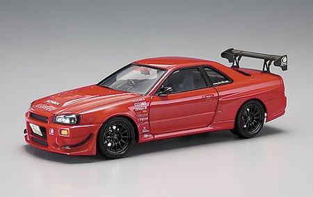 スカイライン GT-R R34 1/24 組み立て済みプラモデル　ジャンク品 スカイライン GT-R R34 1/24 組み立て済みプラモデル ジャンク品